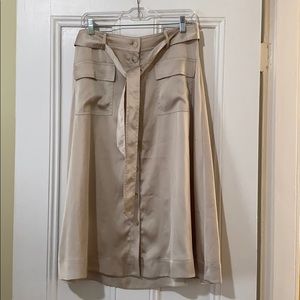Banana Republic “Silk” Safari Skirt